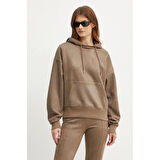 Guess Eco Kadın Krem Scuba Sweatshirt W4BQ09KAUJ2-A115