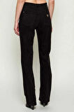 Guess Euphoria Kadın Siyah Modal Karışımlı Regular Fit Pantolon W5BA33WFQYB-JBLK