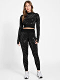 Guess Debby Kadın Siyah Pantolon W5BB73K7182-JBLK