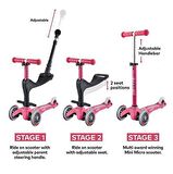 MINI MICRO 3 IN 1 DELUXE PLUS PINK