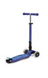 Micro Maxi Deluxe Navy Blue Mavi LED Işıklı Scooter-MCR.MMD099