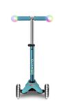 Micro Mini Deluxe Magic Aqua Mavi LED Işıklı Scooter-MCR.MMD131