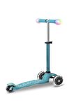 Micro Mini Deluxe Magic Aqua Mavi LED Işıklı Scooter-MCR.MMD131