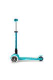 Mini Micro Scooter Deluxe Foldable LED Aqua