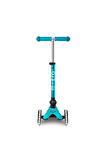 Mini Micro Scooter Deluxe Foldable LED Aqua