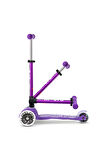 Mini Micro Scooter Deluxe Foldable LED Purple