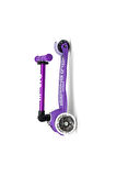 Mini Micro Scooter Deluxe Foldable LED Purple