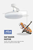 Dlc Espero 25W Bakır Motor Led Beyaz Tavan Vantilatörü 106cm