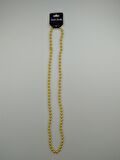 PARTİ KOLYE BONCUK 80CM GOLD METALİK
