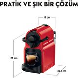 Nespresso İnissia C40 Kahve Makinesi Kırmızı