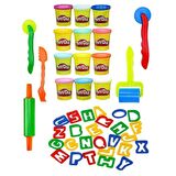 Oyun Hamuru 12 Renk Merdane Harfler Set Play Doh Oyun Hamuru Seti 12 Renk Merdane Harfler