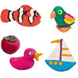 Oyun Hamuru 12 Renk Merdane Harfler Set Play Doh Oyun Hamuru Seti 12 Renk Merdane Harfler