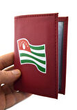 Araç Ruhsat Kabı Kırmızı - Abhaz