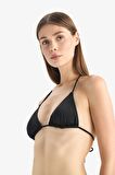 DeFacto Regular Fit Üçgen Bikini Üstü-Fall in Love T3666AZ25SMBK81