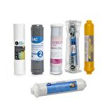 Açık Kasa Su Arıtma Cihazlara Uyumlu 6'lı Filtre SetiLg Membranlı