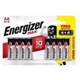 Energizer 4 Adet Hediyeli 4 Adet Alkalin Kalem AA Pil