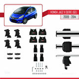 Honda Jazz 2 (GE) 2009-2014 Arası ile Uyumlu ACE-4 Ara Atkı Tavan Barı Gri 2 Adet