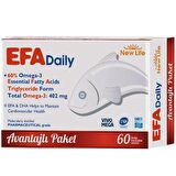 New Life EFA Daily Takviye Edici Gıda 60 Kapsül