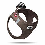 Curli Vest Göğüs tasması Cord Brown 3XS 