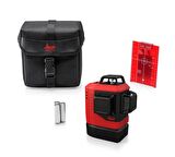 ﻿LEICA LINO L6Rs 3 Eksen 360 Derece Çapraz Çizgili Kırmızı Lazer Terazi