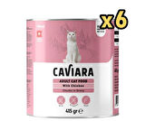 Caviara Sos İçinde Et Parçacıklı Tavuklu Yetişkin Kedi Konservesi 415 Gr x 6 Adet