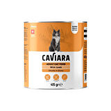 Caviara Sos İçinde Et Parçacıklı Kuzu Etli Yetişkin Kedi Konservesi 415 Gr