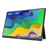 Arzopa A1S 14" 60Hz 5Ms mHDMI+USB-C FullHD IPS Taşınabilir Monitör