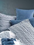 Cotton Box Modern Çift Kişilik Nevresim Takımı Solito İndigo