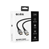 S-lınk Slx-hd4k015, 4k Uhd, Hdmı V2.0, 1.5mt. 60hz. Metal Uçlu, Kablo