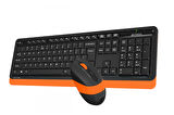 A4 Tech Fg1010 Q 2.4 Ghz Usb Turuncu Klavye+mouse Kablosuz Set