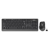 A4 Tech Fg1035 2.4g Gri Q Fn-mm Klv+opt. Mou 2000d