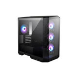 Msı Mag Pano M100r Pz Temperli Cam 3x120mm 1x120mm Argb Fan Matx Gamıng Bilgisayar Kasası Siyah