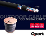 Qport Q-cato2 Cat6 23 Awg Utp 500m Outdoor Kablo