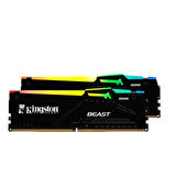 16 Gb (2x8gb) Ddr5 5600mhz Kıngston Beast Rgb Cl36 Dt Kf556c36bbeak2/16tr
