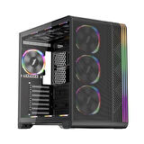 1st Player Vt7 Siyah 850w 80+ Sılver Atx 3.1 Argb 4x12cm Fan Temperli Cam Usb 3.0 Atx Kasa