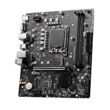 Msı Pro H610m-e Ddr4 3200mhz 1xvga 1xhdmı 1xm.2 Usb 3.2 Matx 1700p (12. / 13. Ve 14. Nesil İşlemci Uyumlu)
