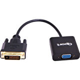 Qport Q-vdv2 16cm Dvı(24+1)=>vga (d)aktif Çevirici