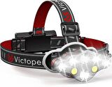 Victorer 18000 Lümen 8 Mod Şarjlı Led Kafa Feneri