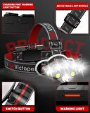 Victorer 18000 Lümen 8 Mod Şarjlı Led Kafa Feneri