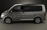 S-Dizayn VW T6 Transporter Krom Cam Çıtası 2 Prç. 2015 Üzeri