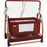 Rocco Sallanabilir Bebek Beşik - Bordo