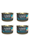 Schesir After Dark Pate Tavuk ve Bıldırcın Yumurtalı Kedi Konserve 80 Gr. X 4 Adet