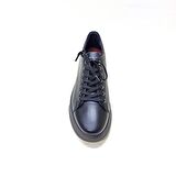 MARCOMEN SİYAH DERİ ERKEK SNEAKER AYAKKABI