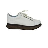MARCOMEN BEYAZ DERİ ERKEK SNEAKER AYAKKABI