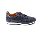 MARCOMEN SİYAH DERİ ERKEK SNEAKER AYAKKABI