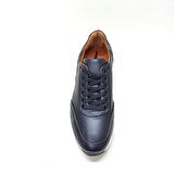 MARCOMEN SİYAH DERİ ERKEK SNEAKER AYAKKABI
