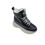 GUJA SİYAH KADIN SNEAKER BOT AYAKKABI