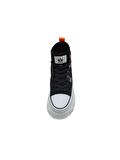 GUJA SİYAH KADIN KETEN SNEAKER BOT AYAKKABI