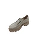 ALBİNİ BEJ SÜET DERİ KADIN LOAFER AYAKKABI