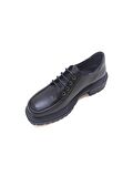 ALBİNİ SİYAH DERİ KADIN LOAFER AYAKKABI